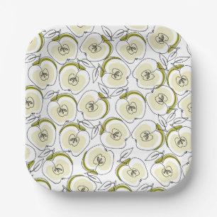 Paper Plate Apple