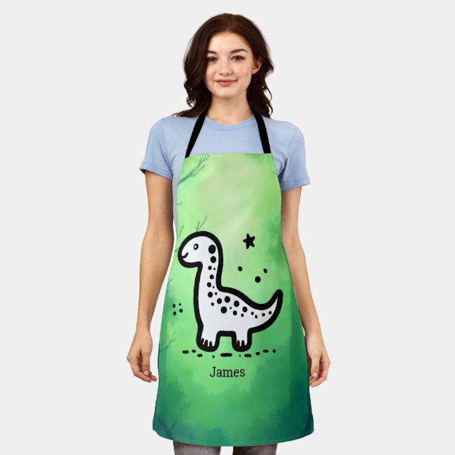 Paper Plate Apron (Worn)