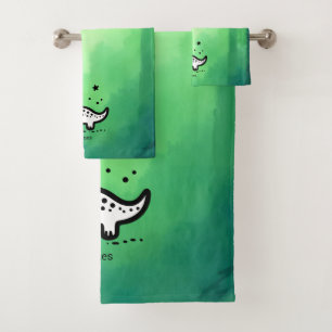 Paper Plate Bath Towel Set