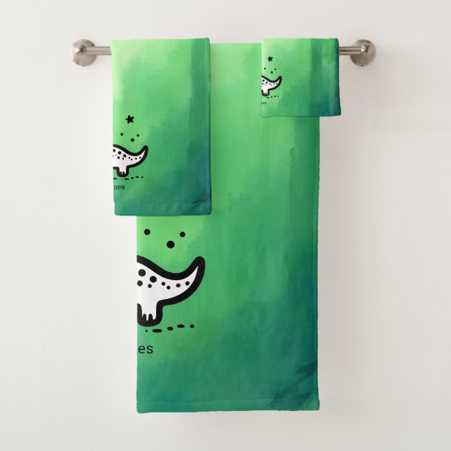 Paper Plate Bath Towel Set (Insitu)