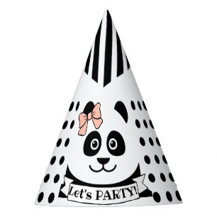 Paper Plate Classic Round Sticker Gift Tags Party  Party Hat