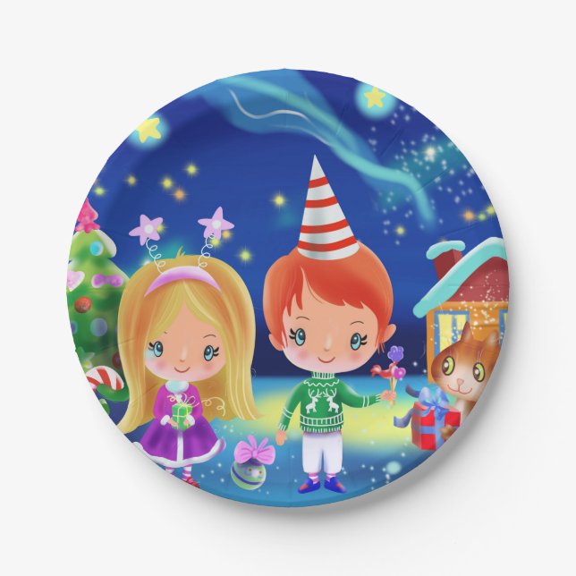 Paper Plate cosy Christmas  (Front)