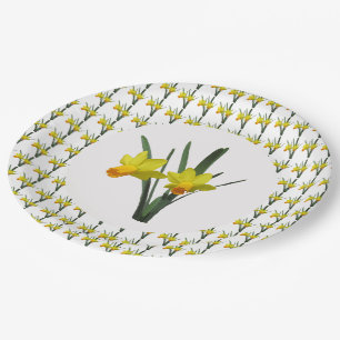Paper Plate - Daffodils