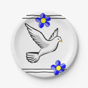 Paper Plate Dove