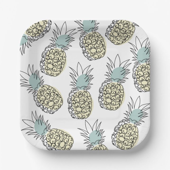 Paper Plate features a cute single line silhouette (Front)