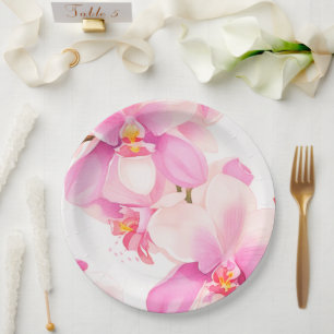Paper Plate floral wedding/shower