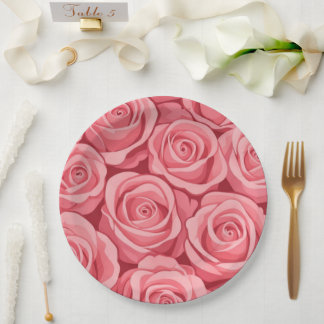 Paper Plate floral wedding/shower