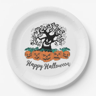 Paper plate - for Halloween