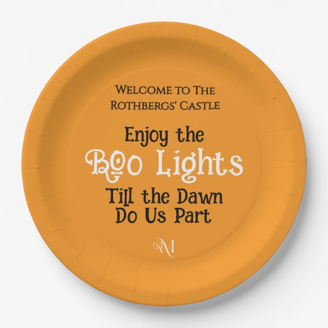 Paper Plate : HALLOWEEN #2 (Front)