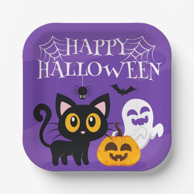 Paper Plate-Halloween Paper Plate (Front)