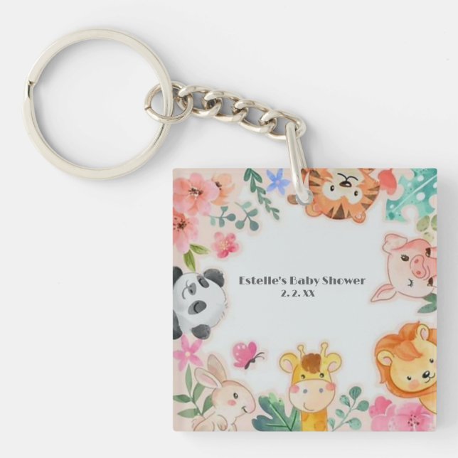 Paper Plate Key Ring (Front)