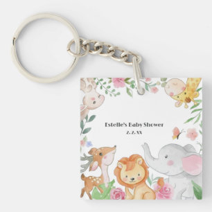 Paper Plate Key Ring