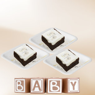 Paper Plate Oh Babies! Neutral Stork Delivering 