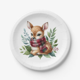   Paper Plate Rustic Autumn Baby Shower Plates