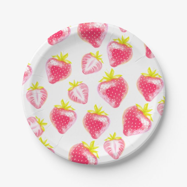 Paper Plate Sweet Strawberry (Front)