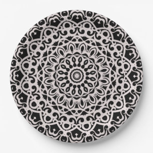 Paper Plate Tribal Mandala G385
