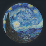 PAPER PLATE : VAN GOGH : STARRY NIGHT<br><div class="desc">PAPER PLATE : VAN GOGH : STARRY NIGHT</div>