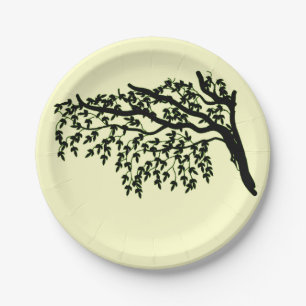 Paper Plate - Weeping Tree