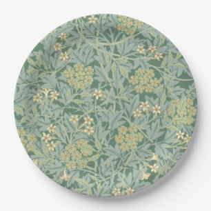 PAPER PLATE : WILLIAM MORRIS : SEAWEED
