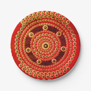 Paper Plates, 7" Round Paper Plate