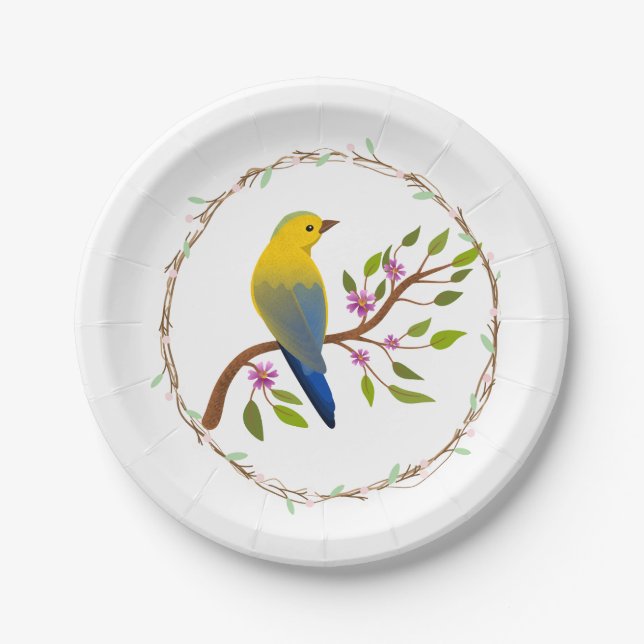 Paper Plates, 7" Round Paper Plate (Front)
