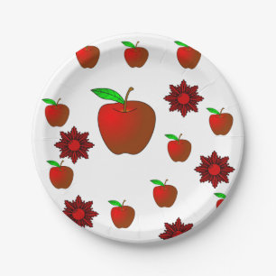 Paper plates Apples