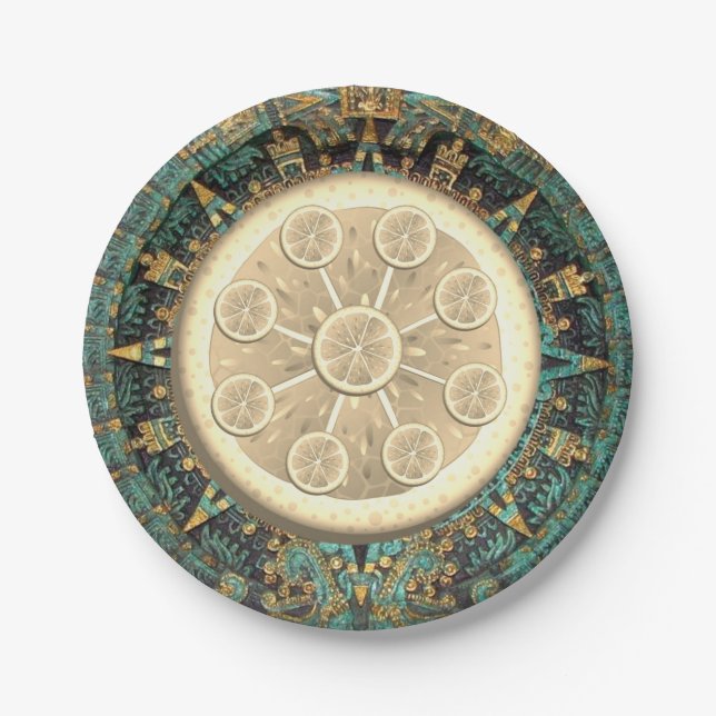 Paper Plates, Aztec Paper Plate (Front)
