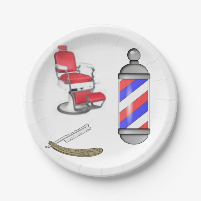 Paper Plates Barber (Front)