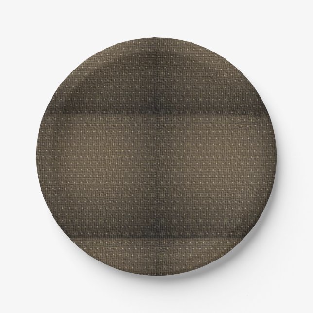 Paper plates Brown (Front)