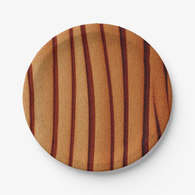 Paper Plates Burnt Rustic Orange (Front)