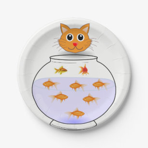 Paper plates Cats