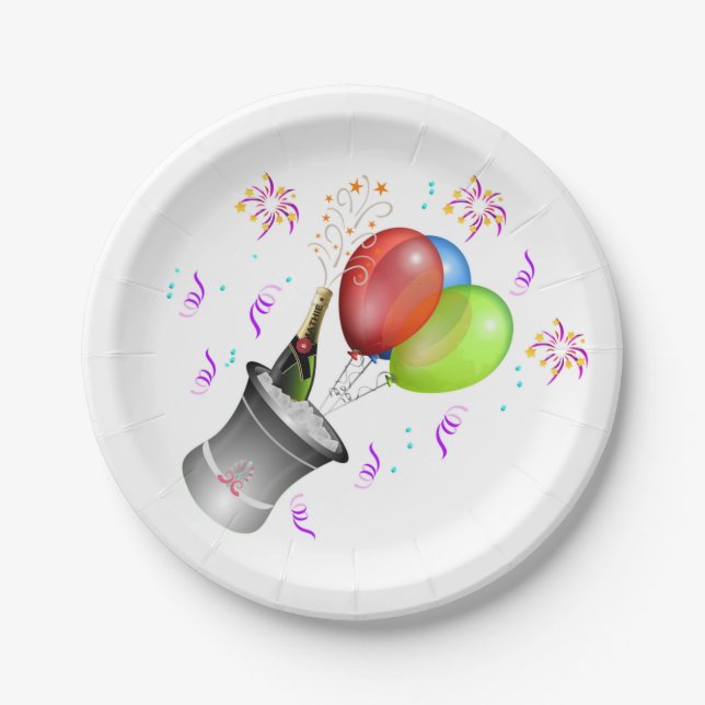 Paper Plates/Champagne Plate (Front)