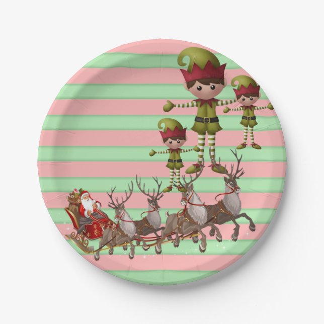 Paper plates Christmas (Front)