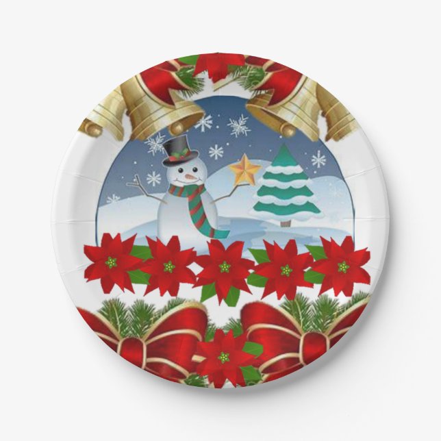 Paper plates Christmas (Front)
