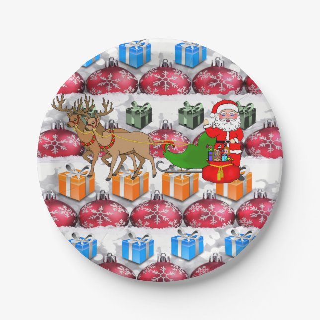 Paper plates Christmas (Front)