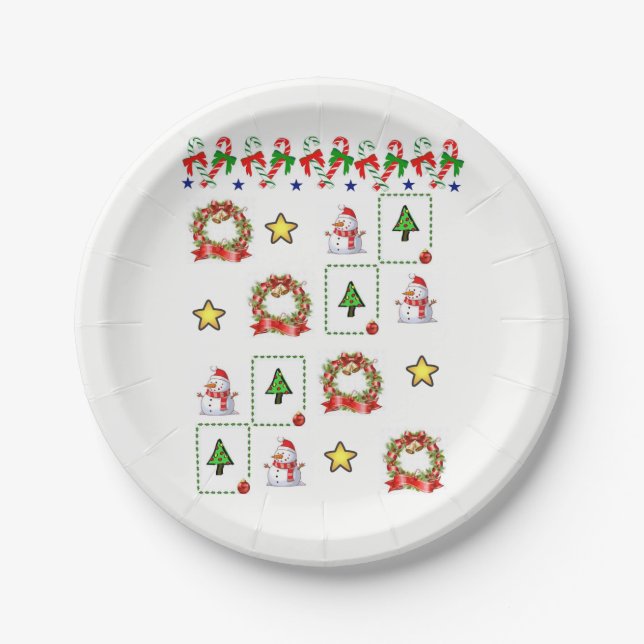 Paper plates Christmas (Front)