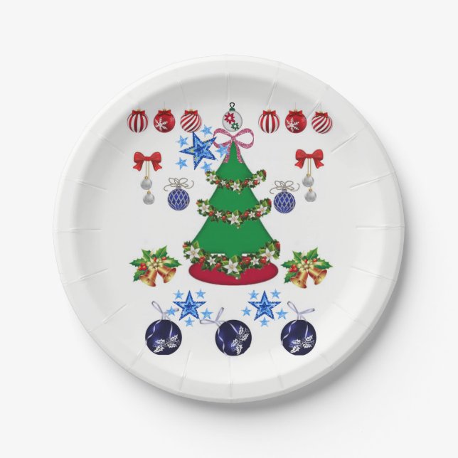 Paper plates Christmas (Front)