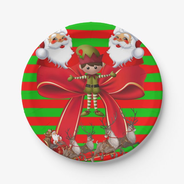 Paper plates Christmas (Front)