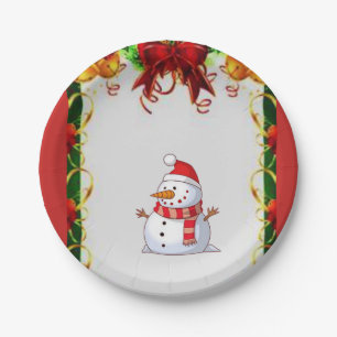 Paper plates Christmas