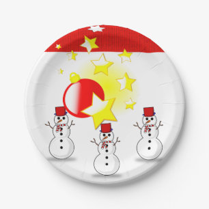 Paper plates Christmas