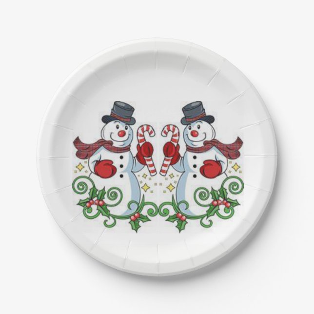 Paper plates Christmas (Front)