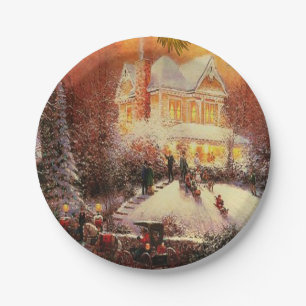 Paper plates Christmas