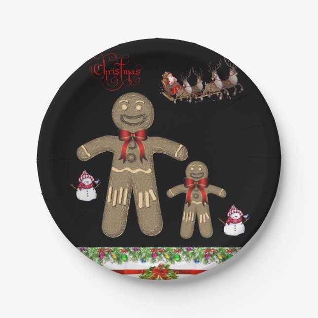 Paper plates Christmas (Front)