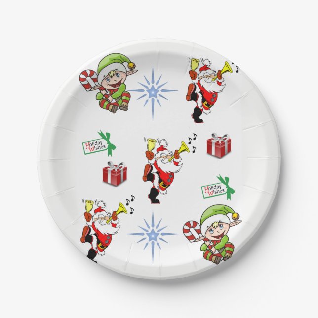 Paper plates Christmas (Front)