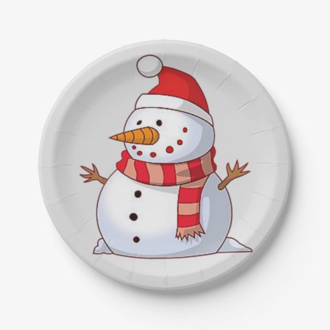 Paper plates Christmas (Front)