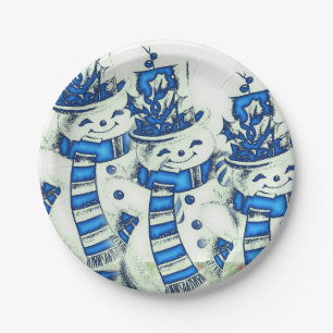 Paper plates Christmas