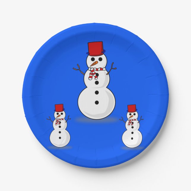 Paper plates Christmas (Front)