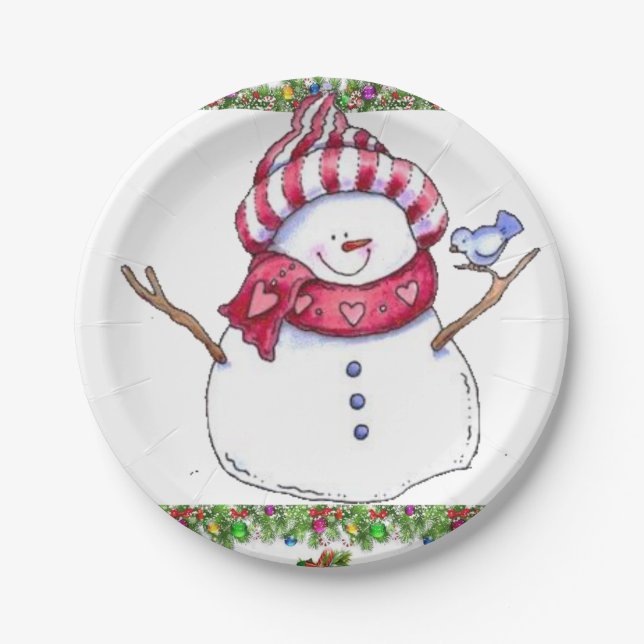 Paper plates Christmas (Front)
