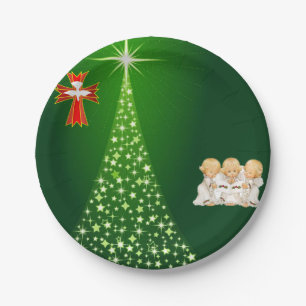 Paper plates Christmas