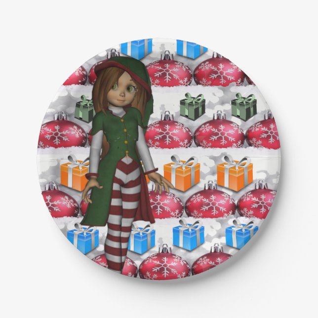 Paper plates Christmas (Front)